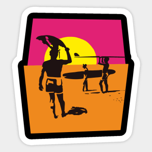 Endless Summer - California 60s Surfing Sticker